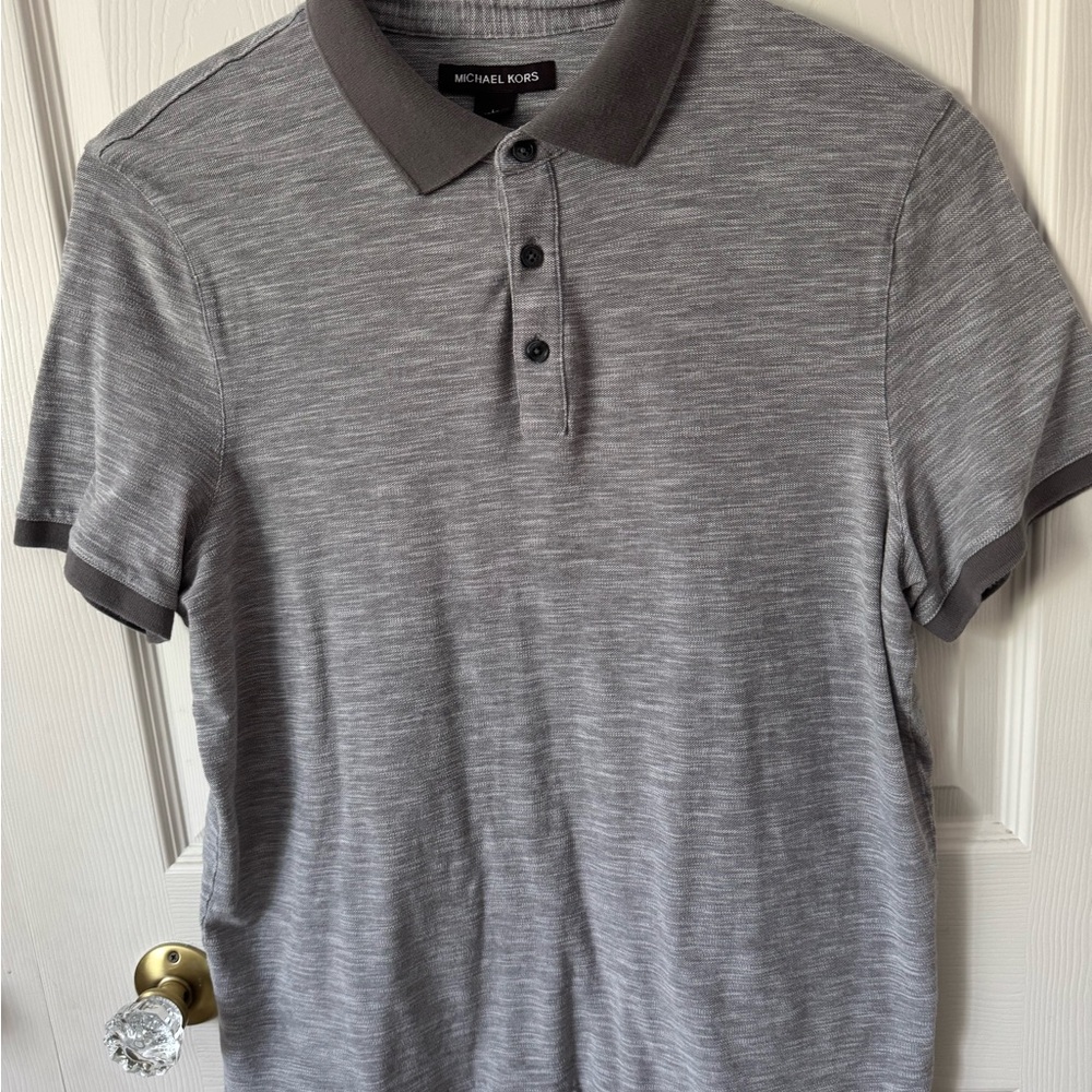 Michael Kors Charcoal Polo Shirt for Men